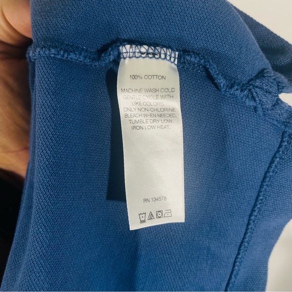 Men's Vineyard Vines Classic Fit Polo Shirt - Size L - Blue - Picture 6 of 9